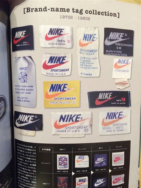 nike kledinglabel|vintage nike brand tags.